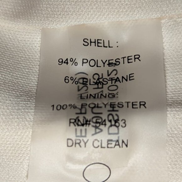 ⚡ Tommy Hilfiger Ivory Ruffle Sleeve Shift Dress Women’s 2 EUC - Picture 5 of 5